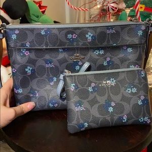 Coach crossbody with coin wallet